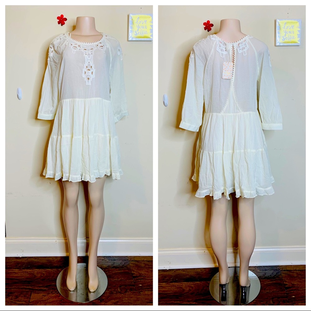 Dress by free people size M, only worn once!